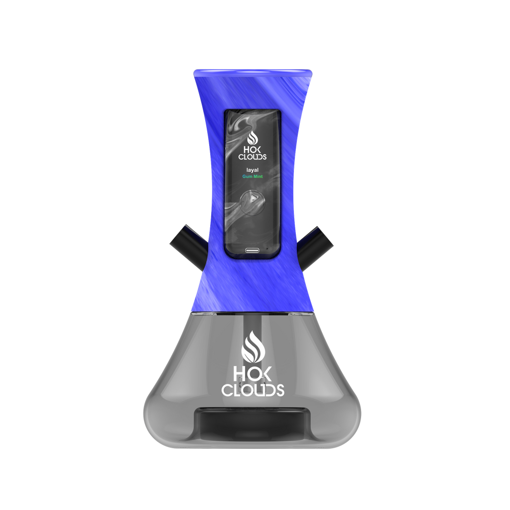 HOK CLOUDS E-SHISHA - Resin Dual Hose + Disposable Pod