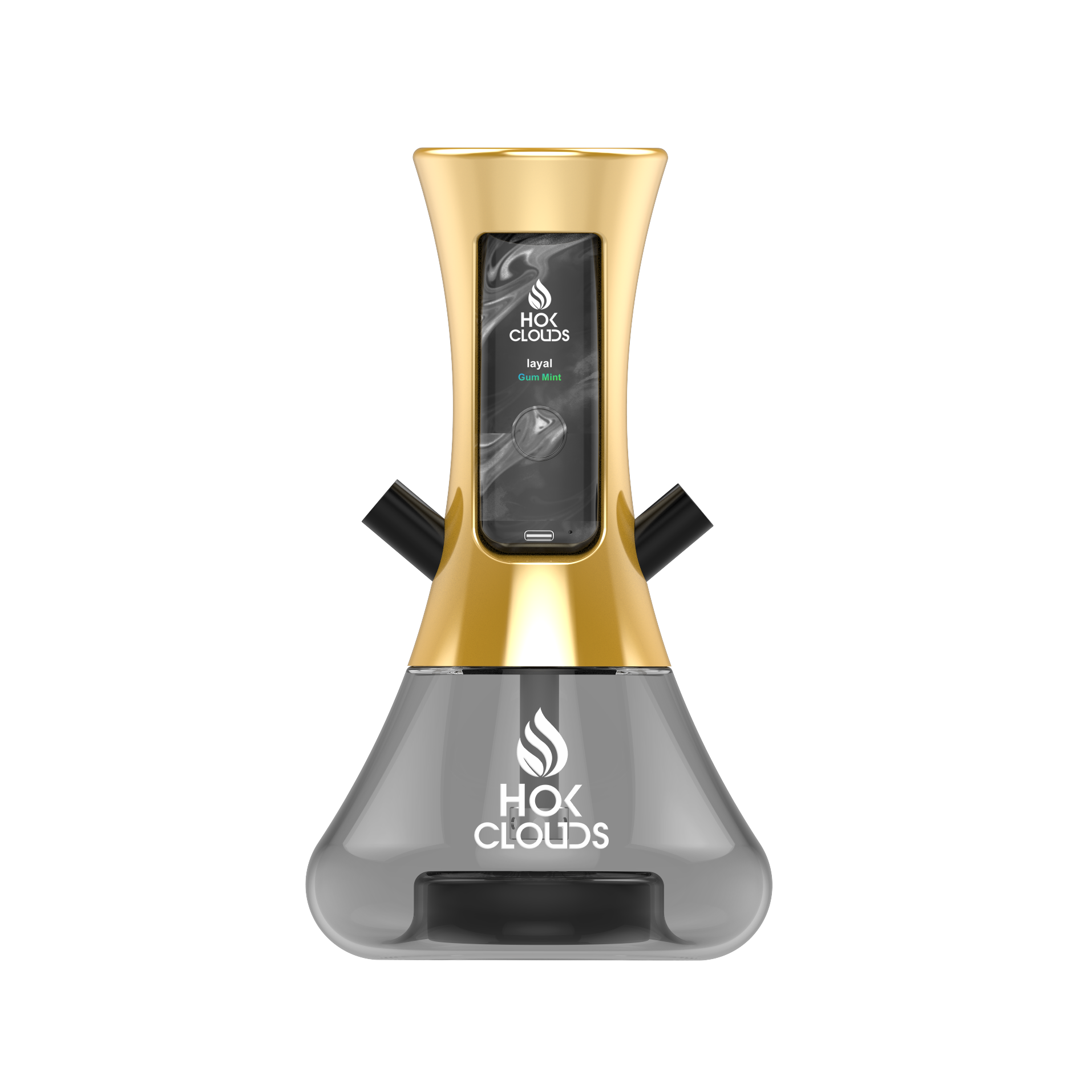 HOK CLOUDS E-SHISHA - Steel Dual Hose + Disposable Pod XTRA FLAVORS HOK CLOUDS E-SHISHA - Steel Dual Hose + Disposable Pod XTRA FLAVORS