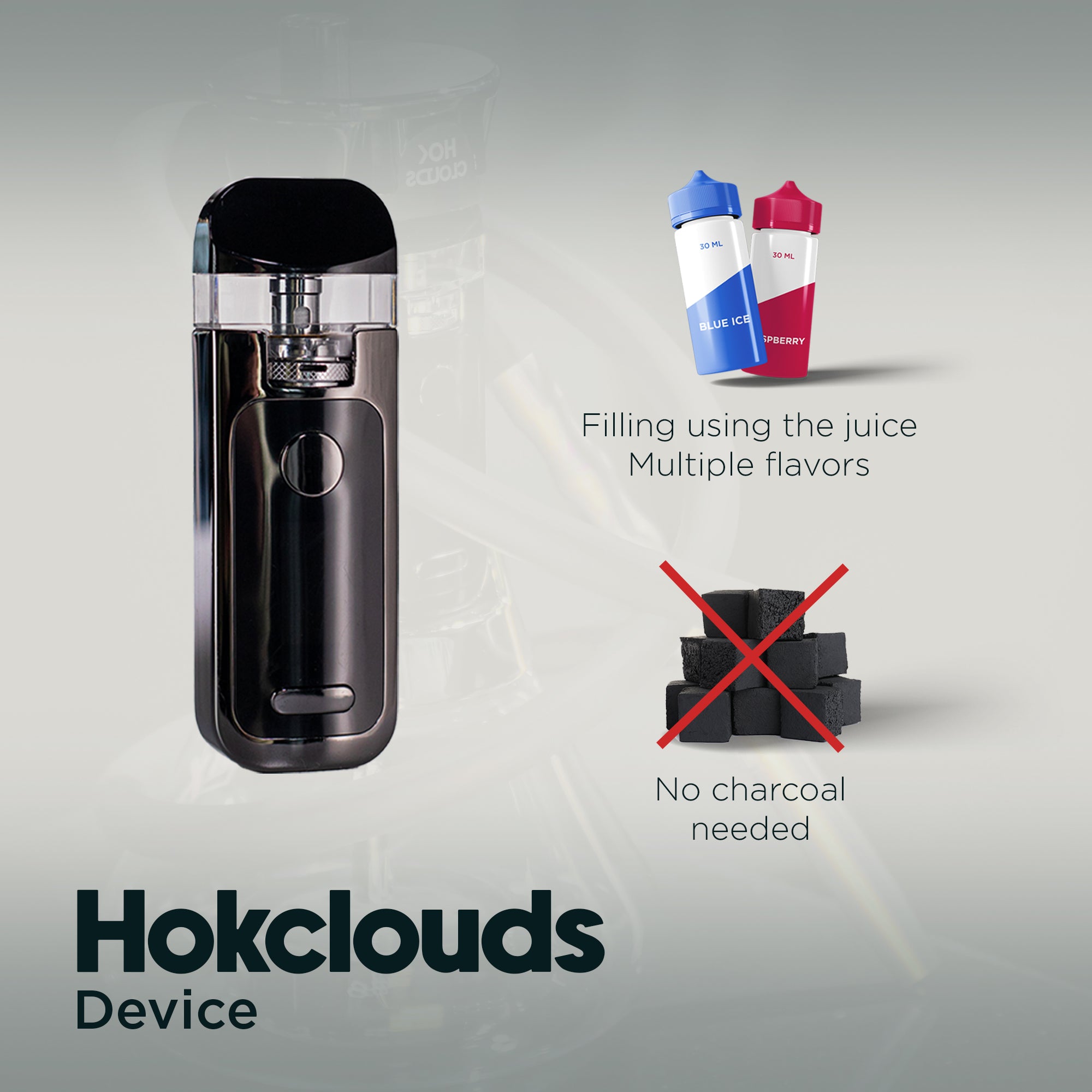 Clouds E-Hookah Kit HOK CLOUDS | A REVOLUTIONARY NEW VAPE FOR SHISHA SMOKE XTRA Hok Clouds E-Hookah Kit HOK CLOUDS | A REVOLUTIONARY NEW VAPE FOR SHISHA SMOKE XTRA Hok