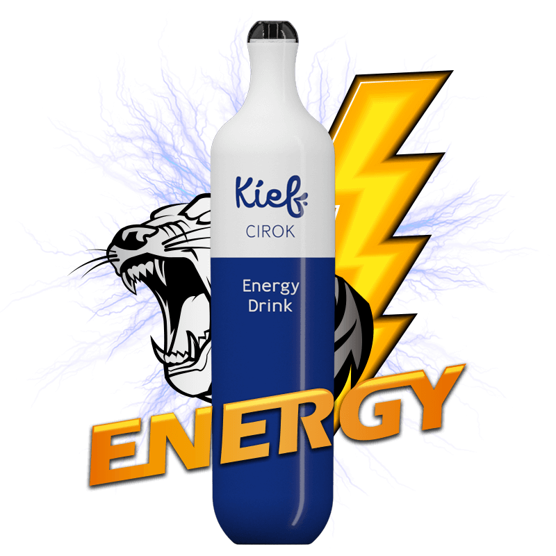 KIEF VAPOR Cirok 3K Energy Drink XTRA FLAVORS
